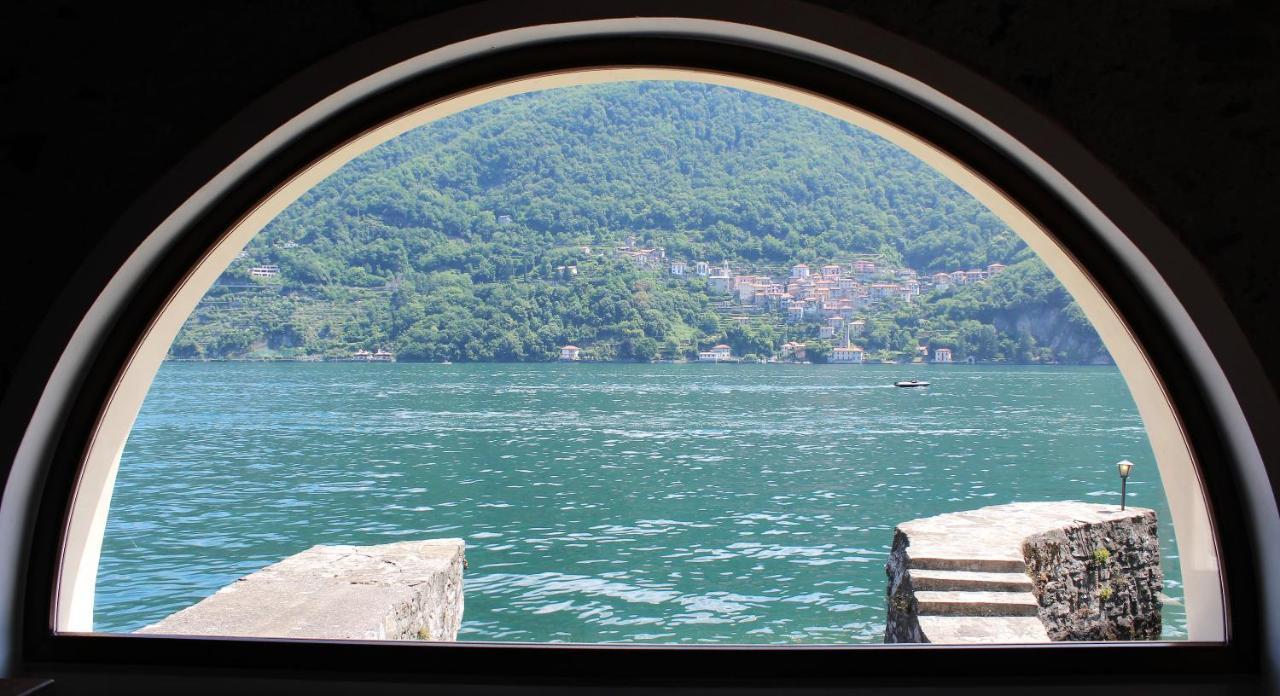 House On The Lake Shore Of Laglio Exterior foto